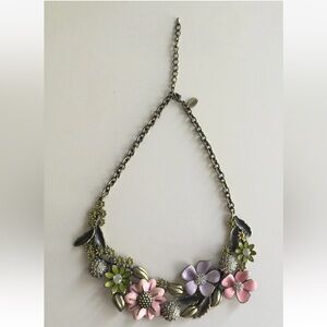 JOAN RIVERS Limited Edition "Enchanted Garden" Floral Necklace #0649